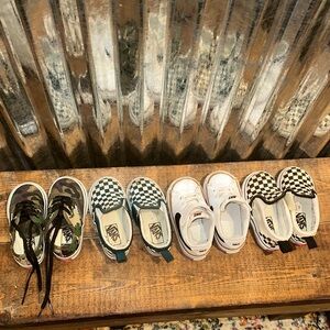 Vans & Nike Toddler Shoes size 6